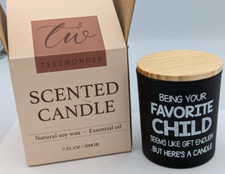 Scented Candle Gift for Dad Mom Grandparent Natural Soy Wax Essential Oil