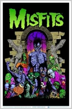 Misfits Earth A.D. Blacklight Poster 23.5" x 35.5" Laminated