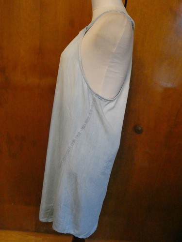 Anthropologie Cloth & Stone Women’s Blue Denim Dress Size Large - Picture 8 of 17