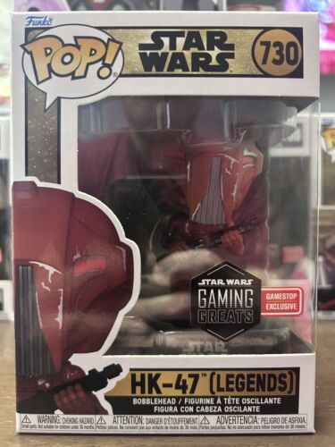 HK-47 (Legends) 730 GameStop Exclusive Funko POP! Gaming Greats FREE PROTECTOR