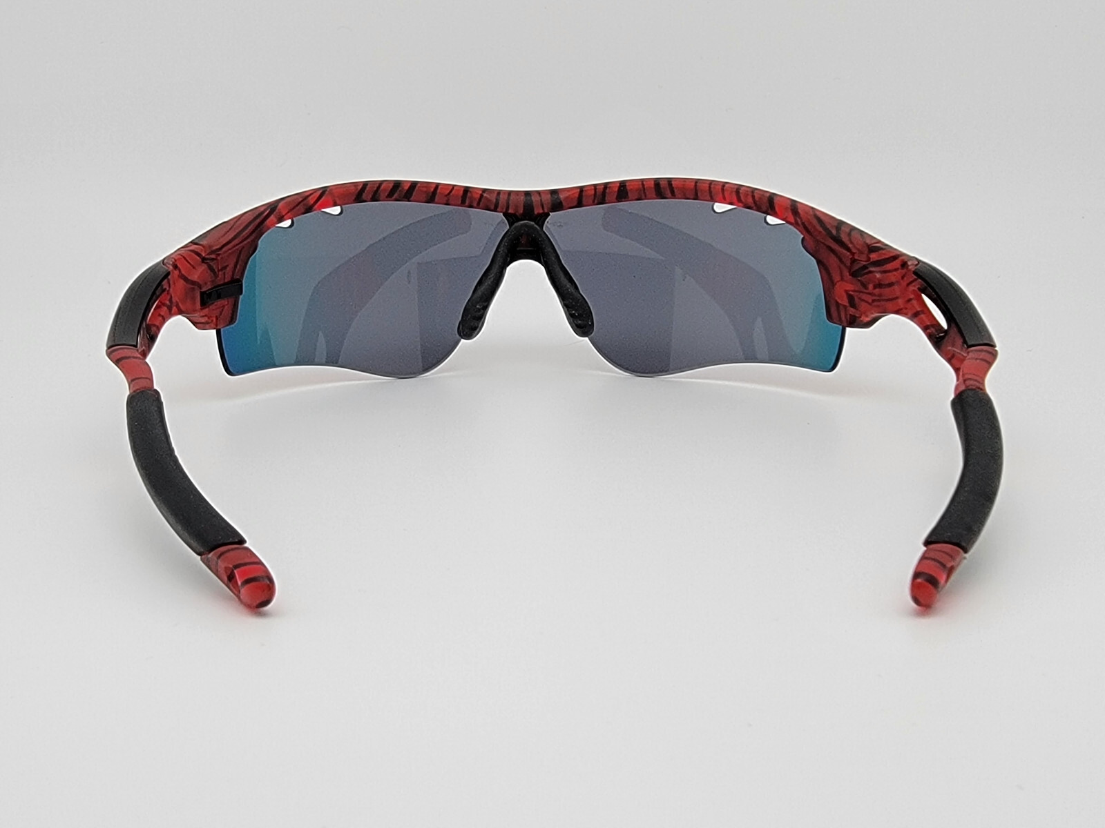 Oakley OO9206-35 RadarLock Path Urban Jungle Red Frame +Red Iridium Sunglasses image 5