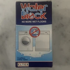 Eltek Water Block Overflow Safety Valve No More Wet Floors No Electric New
