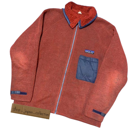 80s Vintage Pile Fleece Jacket Size 