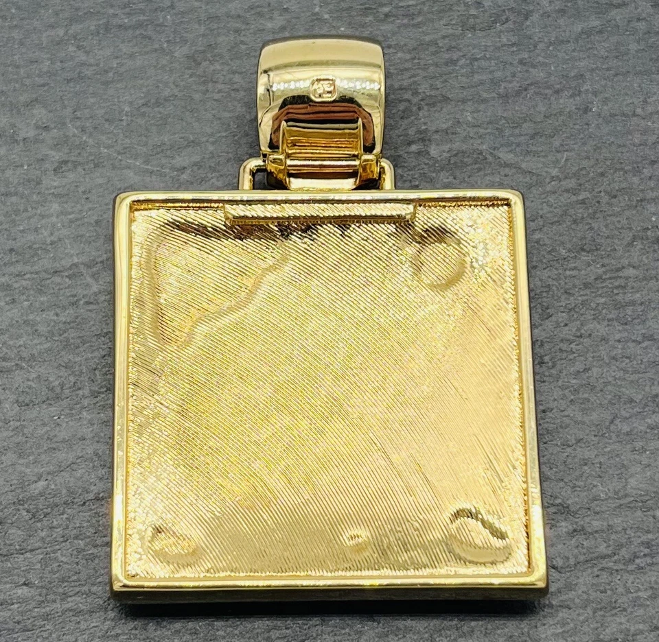 Pierre Lang Damen Anhänger, Modeschmuck, vergoldet, Zirkonia, guter Zustand - Bild 2 von 2