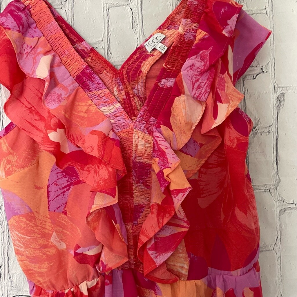 Sofia Vergara smocked ruffled blouse - image 5