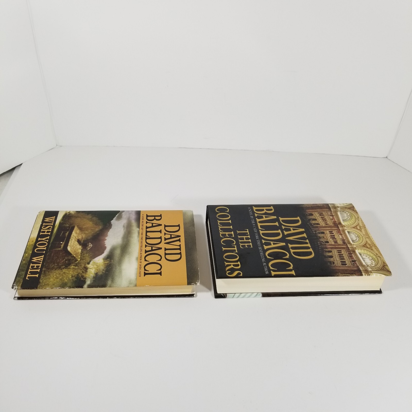 Lot of 2 David Baldacci Novels Books Hardcover Wish You Well, The Collectors