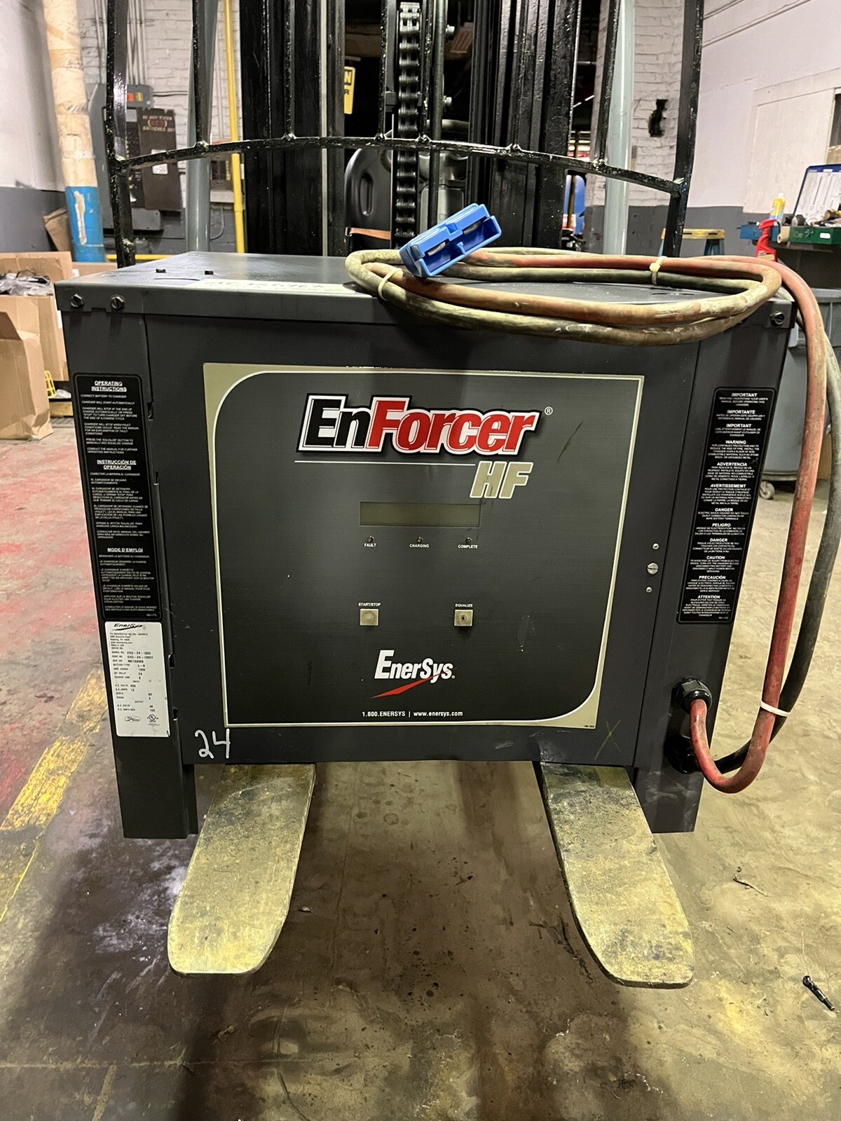 48 Volt Enersys Enforcer HF forklift battery charger 480 Input Only eBay