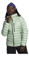 The North Face Summit Breithorn Hoodie Women Misty Sage Size L 800 Down