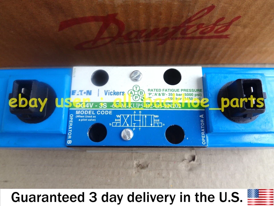 JCB BACKHOE- GENUINE DANFOSS VICKERS SOLENOID VALVE ASSY. (25/104700 25/MM6394) - Image 2 of 4