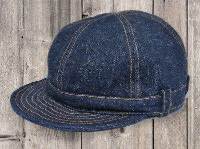帽子 90's Dead Stock ARMY Indigo Denim HAT SJ201WC - 5000VX17OZ - Denim Workman's Cap - Indigo | Dant