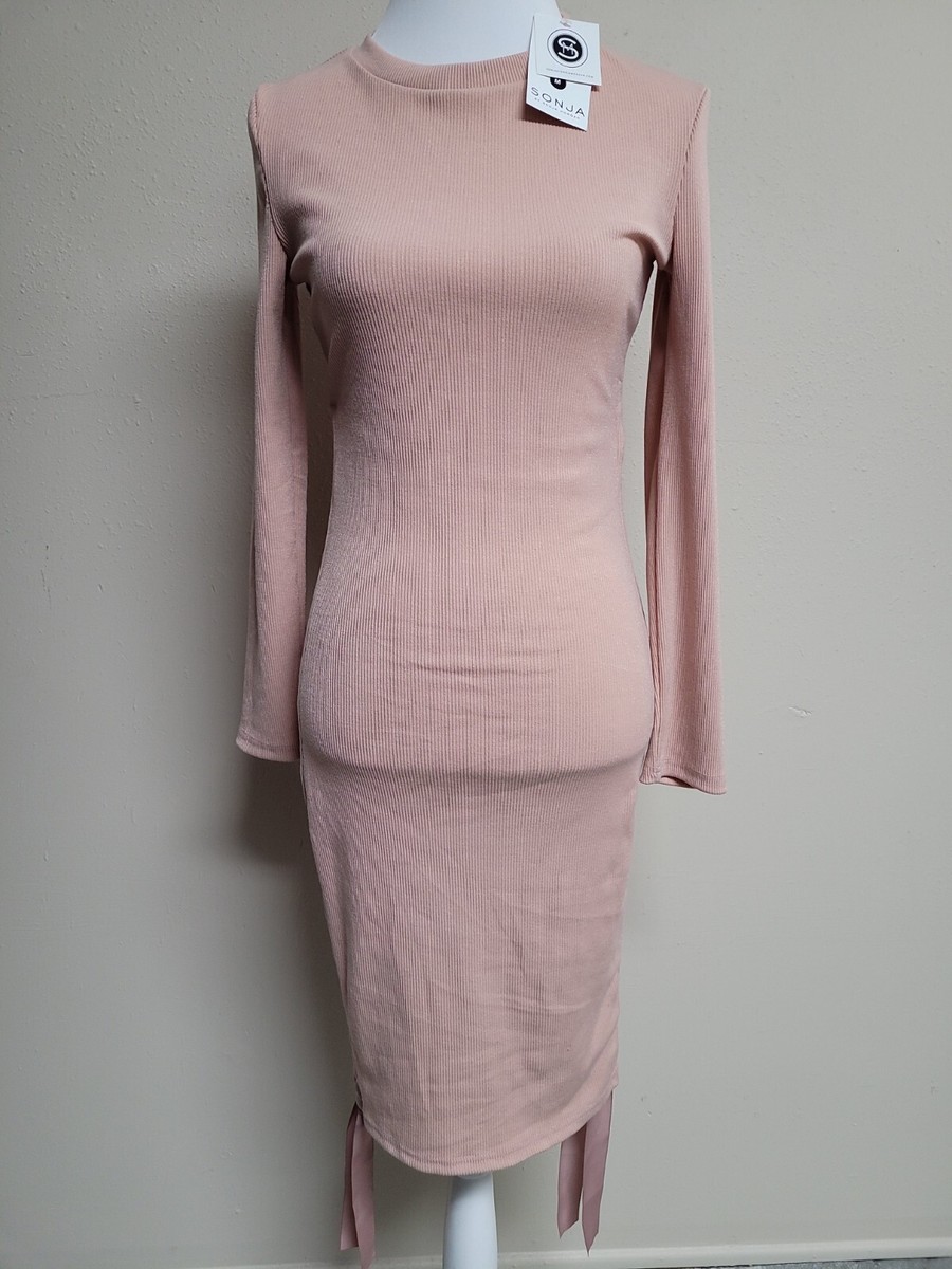 sonja morgan pink dress Sonja Morgan's Pink Crystal Mini Dress