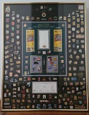 Olympic Pins 240+ Framed ~ Many Rare Pins & Full Sets ~ 1996 Atlanta Centennial
