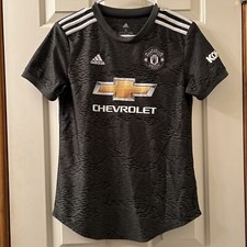 Adidas Womens Manchester United 2020-2021 Away Football Jersey Size Small Soccer