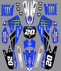 Graphics for Yamaha YZ 450f YZ450F 2018-2022 Decals stickers shrouds