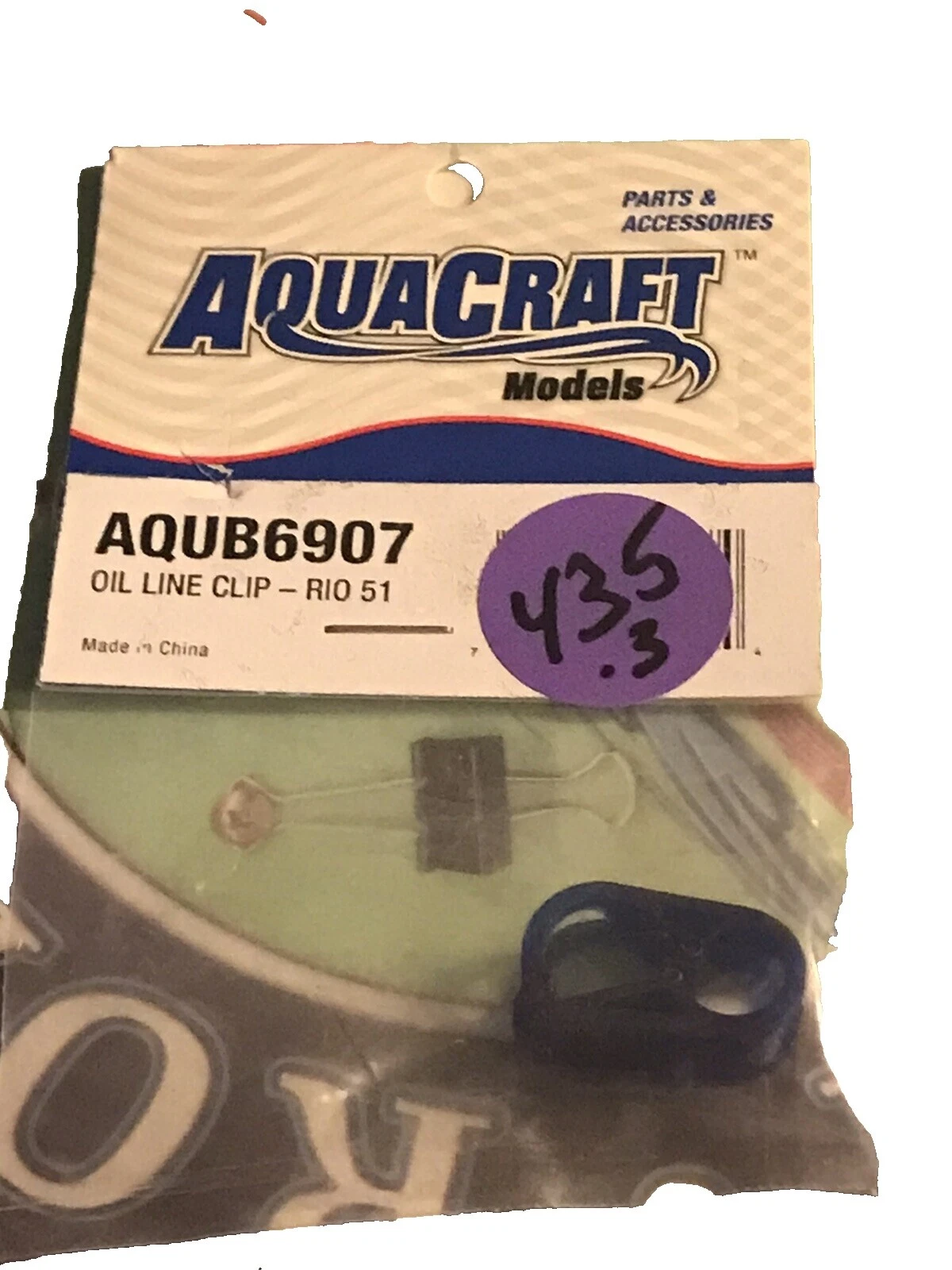 Cuerpo de botes y embarcaciones AquaCraft RC Parts & interior para Nitro & Glow Fuel