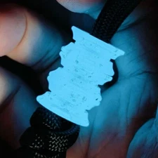 Glow in the Dark Knife Lanyard Bead Paracord Pendant Bracelet EDC Making Bead