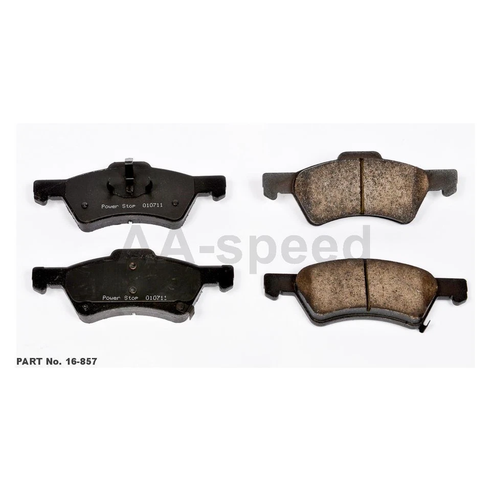 Pastillas de freno y rotores delanteros traseros para Dodge Grand Caravan 2007 2006 2005 Foto 2 de 4