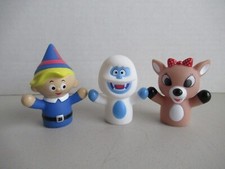 Rudolph The Red-Nosed Reindeer Finger Puppets 2.5" Tall