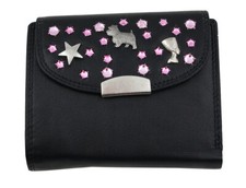WESTERN-SPEICHER Geld Börse Portemonnaie Leder Strass Swarovski Elements Bea 59