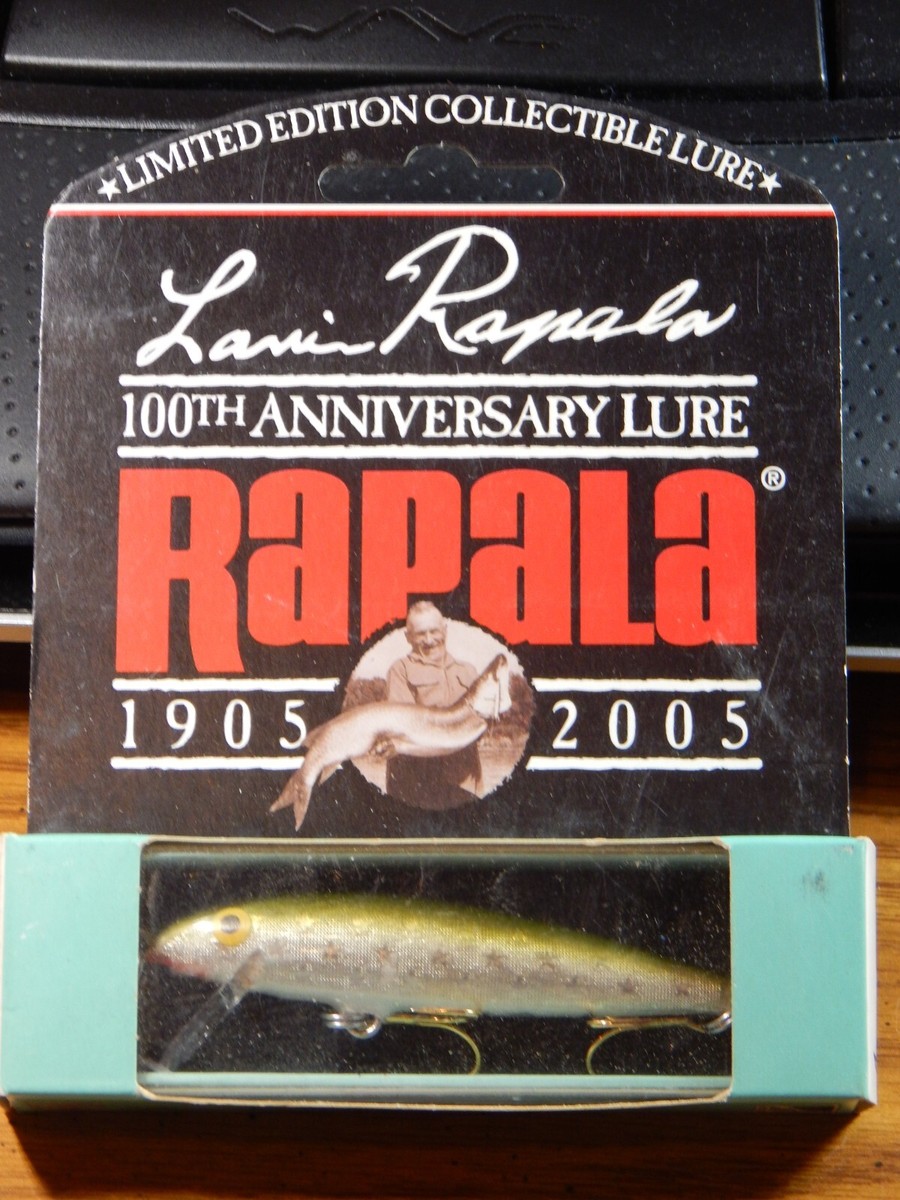 2005 RAPALA LR100 EIR 100TH ANNIVERSARY LANIE RAPALA MINNOW LURE