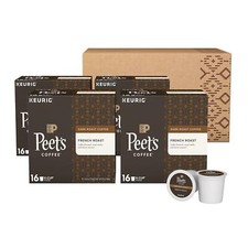 Peet's Coffee French Roast Coffee 64 to 192 Keurig Kcups Choose Any Quantity