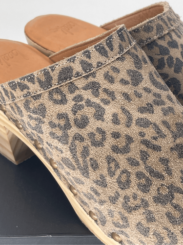 Beek Mule Clog Heel Shoe Women 11 Leopard Woodpecker Anthropologie New - Picture 8 of 15