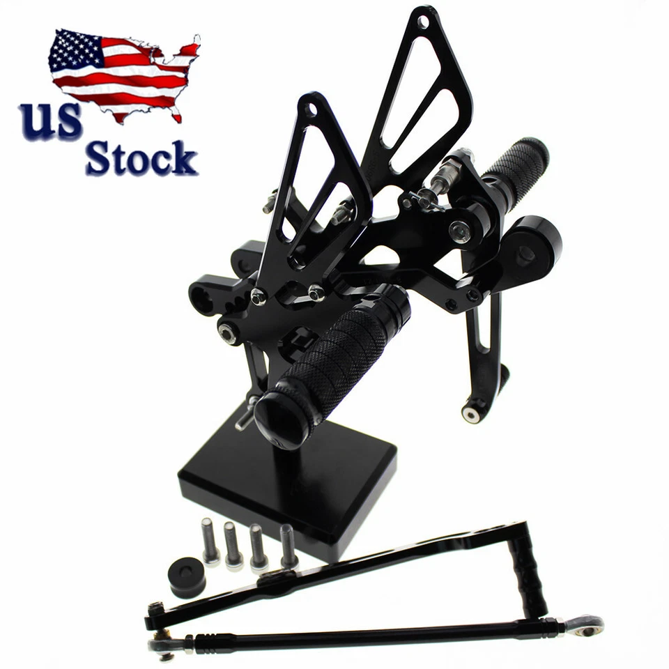 Para Kawasaki Ninja ZX6R ZX 6R ZX-6 2009-2012 2013 2014 FXCNC EE. UU. estribo trasero Foto 3 de 4