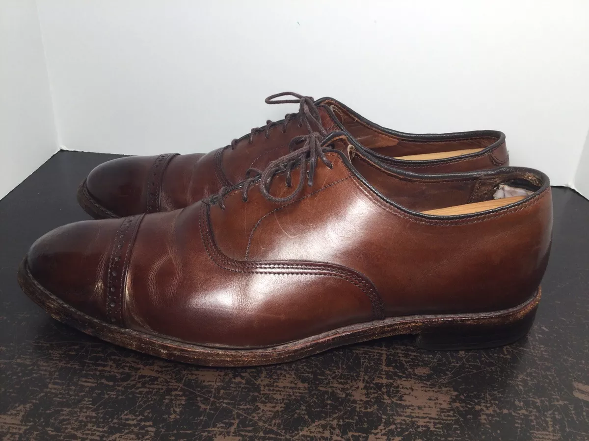 Allen Edmonds Fifth Avenue Oxford Cap Toe Dress Shoes 11 D Dark Chili 5737 USA