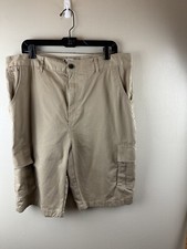 Original Blu Rock Premium Clothing Size 38 Cargo/Chinos Shorts Tan