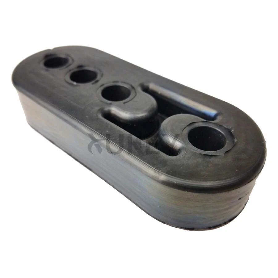 2x Car Universal Rubber Tail Pipe Mount Bracket Holder Hanger Exhaust Support Foto 4 de 4