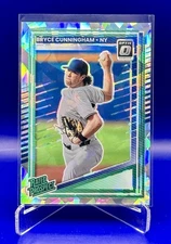2025 Donruss - Bryce Cunningham /25 Optic Cracked Ice /25 SSP Yankees