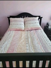 Pottery Barn Kids Bailey Ruffle Full/Queen Quilt + 2 Euro Shams