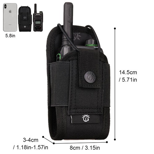 Military Tactical Molle Pouch Multi Purpose Utility Bag Outdoor EDC Waist Pack - Picture 4 of 95