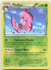 Vivillon (Meadow [Pink]) Holo Rare XY Base Set XY Grass Reverse Holo 17/146 2014 on eBay