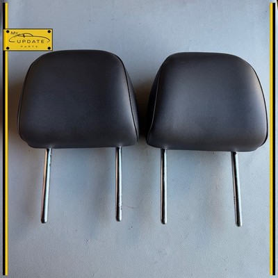 PAIR 2012-2019 Volkswagen Beetle Coupe Rear Second Row Headrests Black Leather