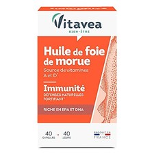 Vitavea - Huile de Foie de Morue - Complément Alimentaire Immunité, Défenses ...