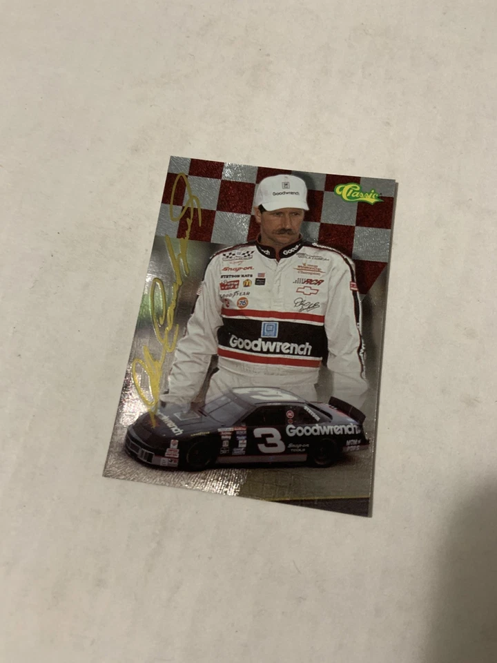1995 DALE EARNHARDT CLASSICS FINISH LINE #DE3 VINTAGE SHARP CARD! VERY CLEAN! - Image 3 of 4