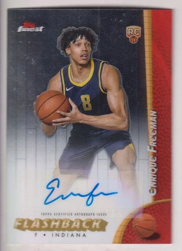 ENRIQUE FREEMAN 2024-25 TOPPS FINEST BASKETBALL AUTOGRAPH AUTO CARD #FBA-EF