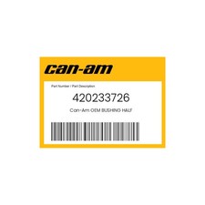 Can-Am Genuine Bushing Half - 420233726