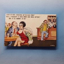 Comic Postcard C1975 Pub Bar Optics Boobs Smoke Bamforth & Co