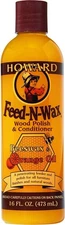 Howard Products Beeswax Wood Polish & Conditioner, 16 Fl Oz (Pack of 1) 