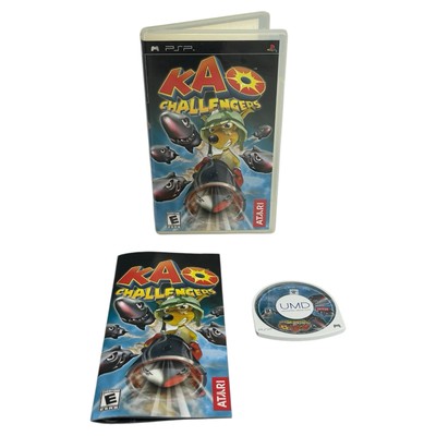 Kao Challengers (Sony PlayStation PSP, 2006) CIB Complete w/ Manual Tested