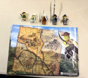 Lego 7418 Orient Express scorpion palace, 5 minifigs, manual, no box, read