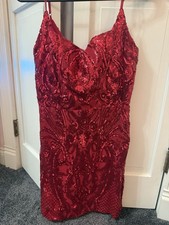 Windsor Sequin Red Formal Dress Women's Size 9/10