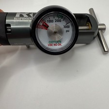 Responsive Respiratory Inc Oxygen Regulator 8L/min 50 PSI Model 120-3010