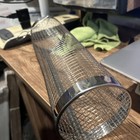 Stainless Steel Rolling Grilling Basket 3 1/2" Diameter, 12 Inches — photo 3