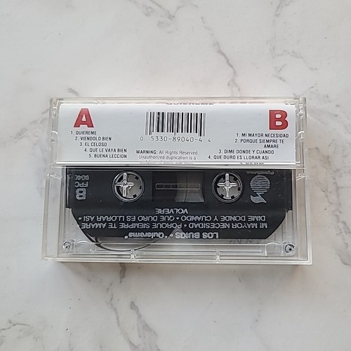 LOS BUKIS QUIEREME 1992 Cassette Tape Spanish Latin 10 Songs, FAST SHIPPING! - Picture 2 of 7