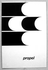 Retro Abstract Art Print Poster 'Propel' - 24x36