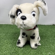 VTG Walt Disney Productions 101 Dalmatians Patch Dog Plush Stuffed 6" Animal