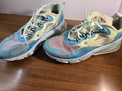 Nike Air Max 270 React AO4971-301 Men s Size 7 Teal Blue Green Orange   Good Con